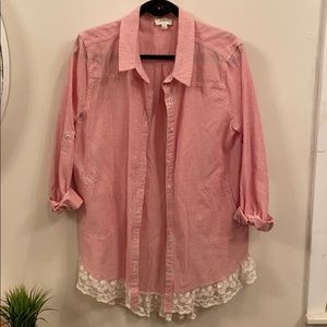 Umgee button down tunic